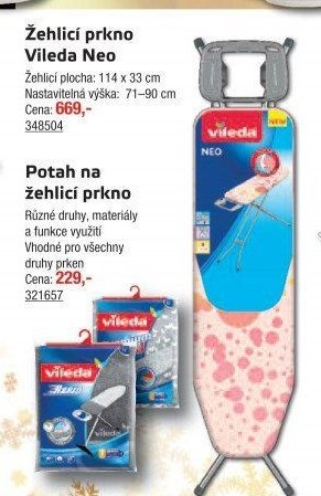 Žehlicí prkno Vileda Neo - UNI HOBBY akcniletaky.com