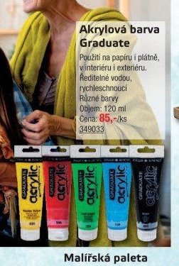 Akrylová barva Graduate - UNI HOBBY akcniletaky.com