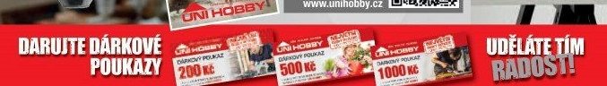 Dárkové poukazy - UNI HOBBY akcniletaky.com