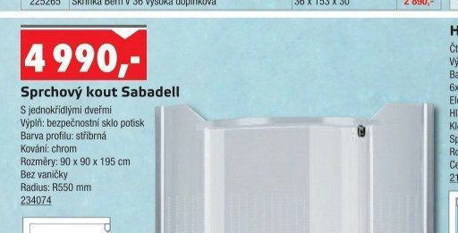 Sprchový kout Sabadell - UNI HOBBY akcniletaky.com