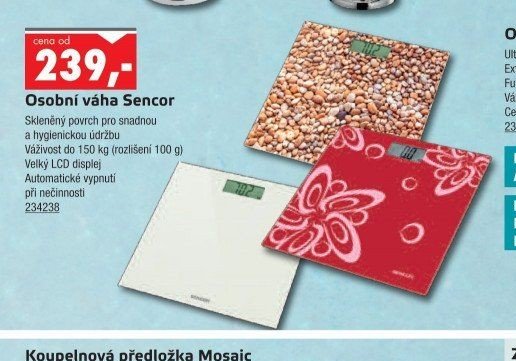Osobní váha Sencor - UNI HOBBY akcniletaky.com