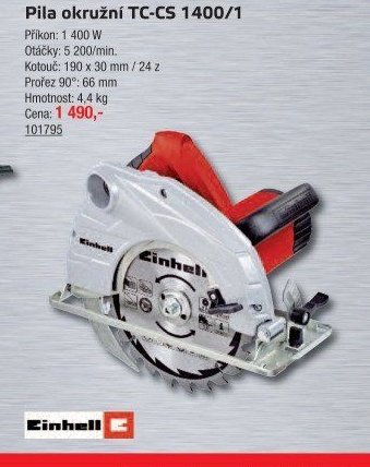 Pila okružní TC-CS 1400/1 - UNI HOBBY akcniletaky.com