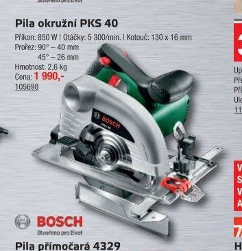 Pila okružní PKS 40 - UNI HOBBY akcniletaky.com