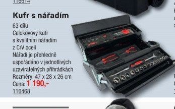 Kufr s nářadím 63 dílů - UNI HOBBY akcniletaky.com