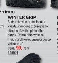 Pracovní rukavice zimní WINTER GRIP - UNI HOBBY akcniletaky.com