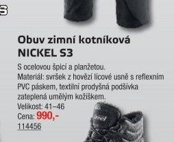 Obuv zimní kotníková NICKEL S3 - UNI HOBBY akcniletaky.com