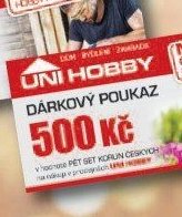 UNI HOBBY Dárkový poukaz 500 Kč - UNI HOBBY akcniletaky.com