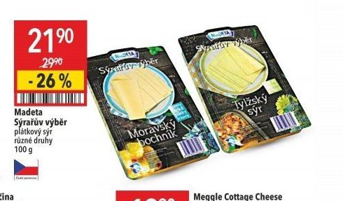 Madeta Sýrařův výběr
