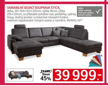 Variabilní sedací souprava STICK