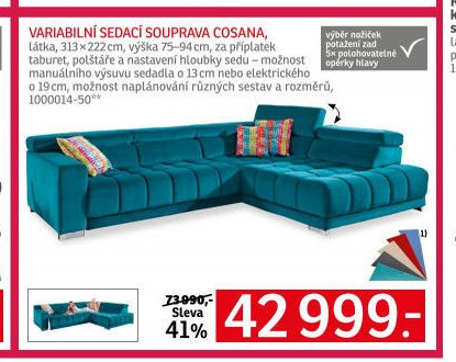 Variabilní sedací souprava COSANA