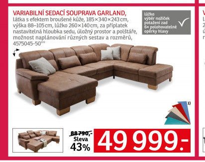 Variabilní sedací souprava GARLAND