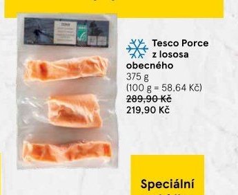 Tesco Porce z lososa obecného