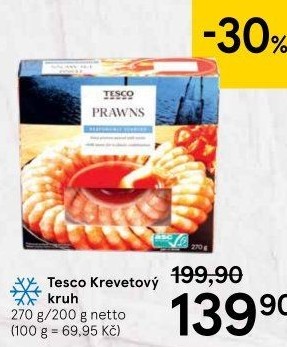Krevety předvařené mražené Tesco - Tesco akcniletaky.com