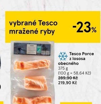 Losos filety mražený Tesco
