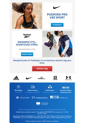 akční leták Sportisimo 1.12.2020-24.12.2020
