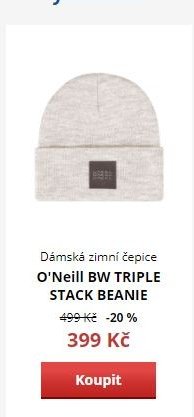 Dámská zimní čepice O'Neill BW TRIPLE STACK BEANIE