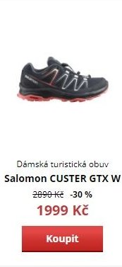 Dámská turistická obuv Salomon CUSTER GTX W