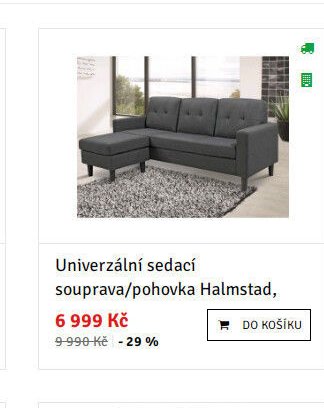Univerzální sedací souprava/pohovka Halmstad - ASKO akcniletaky.com
