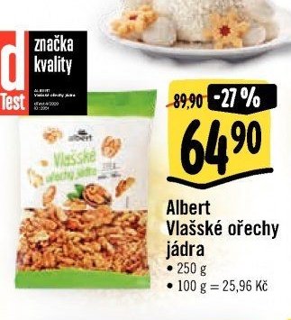Albert Vlašské ořechy jádra