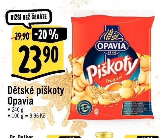 Dětské piškoty Opavia