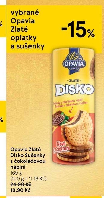 Opavia Zlaté oplatky a sušenky