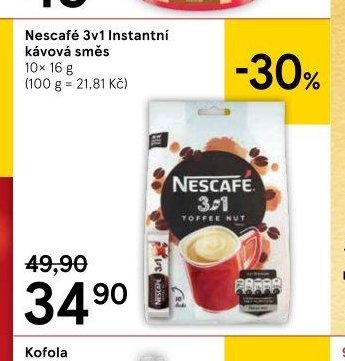 Nescafé 3v1 Instantní kávová směs