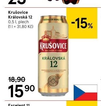 Krušovice Královská 12