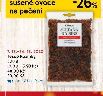 Tesco Rozinky 500 g