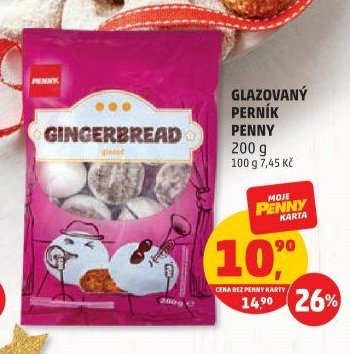 GLAZOVANÝ PERNÍK PENNY