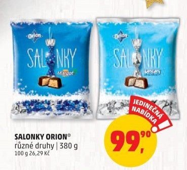 Salonky Orion různé druhy