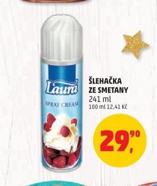 Šlehačka ve spreji Laura