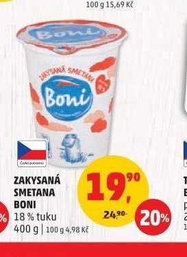 Zakysaná smetana Boni