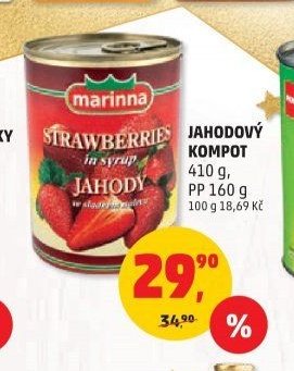 JAHODOVÝ KOMPOT MARINNA