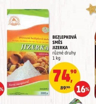 BEZLEPKOVÁ SMĚS JIZERKA