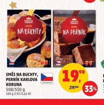 SMĚS NA BUCHTY, PERNÍK KARLOVA KORUNA