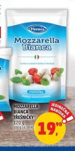MOZZARELLA BIANCA TŘESNIČKY