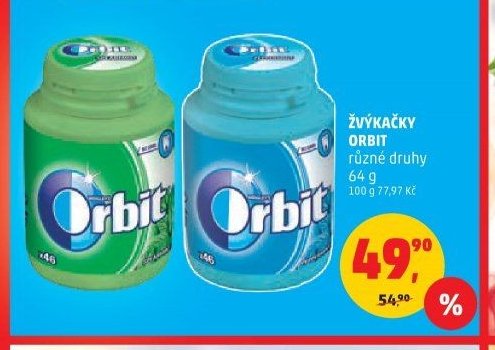 Žvýkačky Orbit