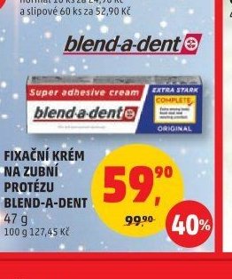 Fixační krém na zubní protézu Blend-a-dent