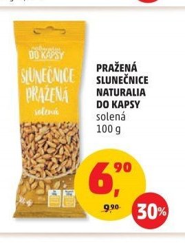 Pražená slunečnice Naturalia do kapsy