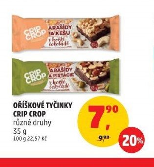 Oříškové tyčinky Crip Crop