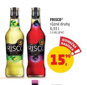 Frisco různé druhy 0,33 l
