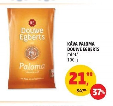 KÁVA PALOMA DOUWE EGBERTS mletá 100 g