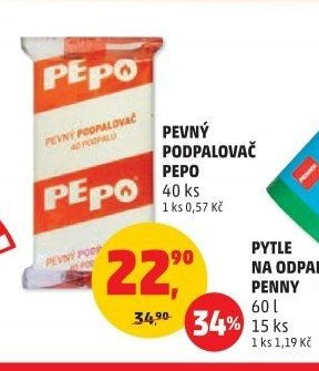PEPO PEVNÝ PODPALOVAČ