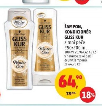 Šampon, kondicionér Gliss Kur
