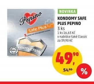 Kondomy Safe Plus Pepino