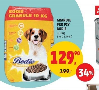 Granule pro psy Bodie 10 kg