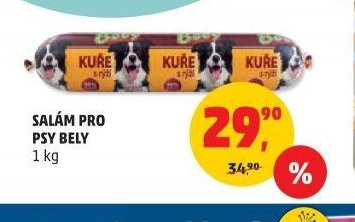 Salám pro psy Bely