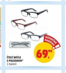 Čtecí brýle s pouzdrem