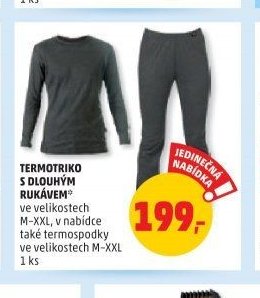 Termotriko s dlouhým rukávem