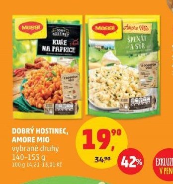 DOBRÝ HOSTINEC, AMORE MIO vybrané druhy